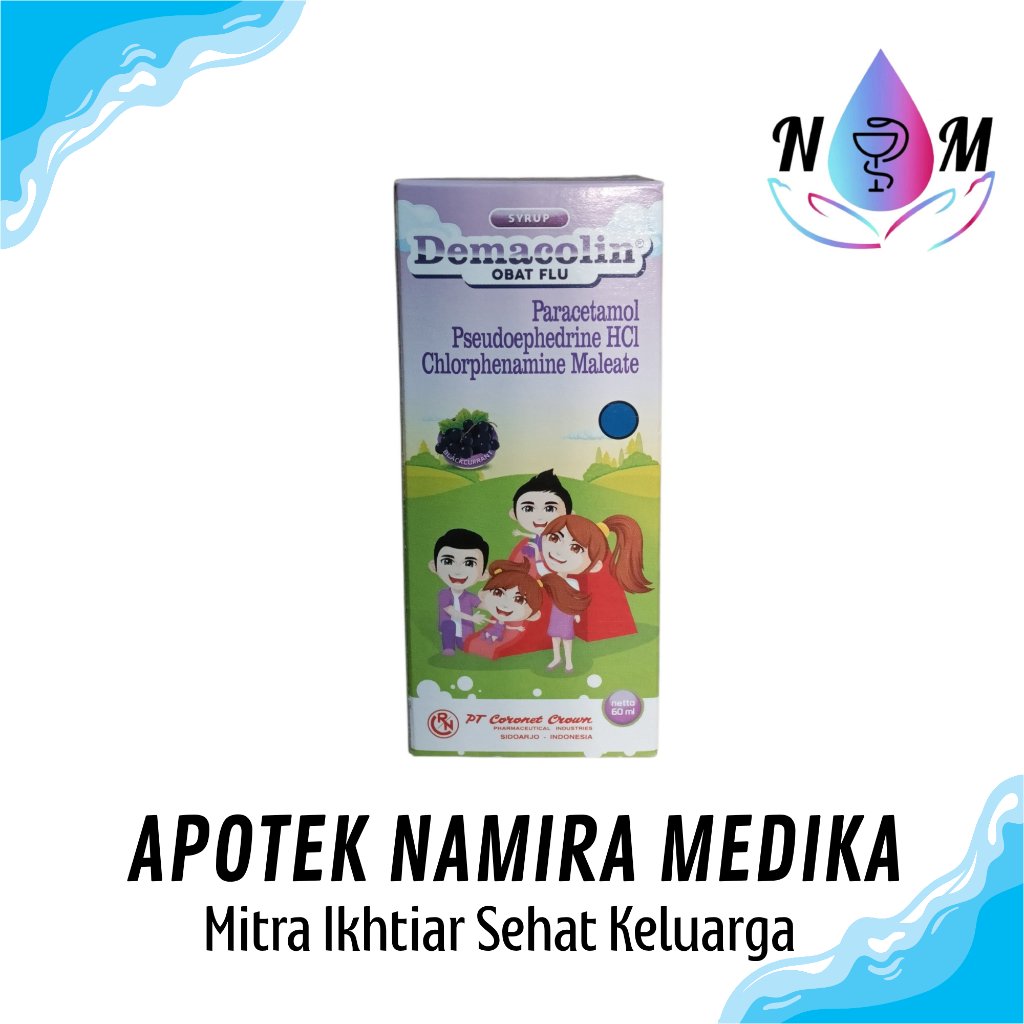 DEMACOLIN SIRUP 1 BOTOL @ 60 ML