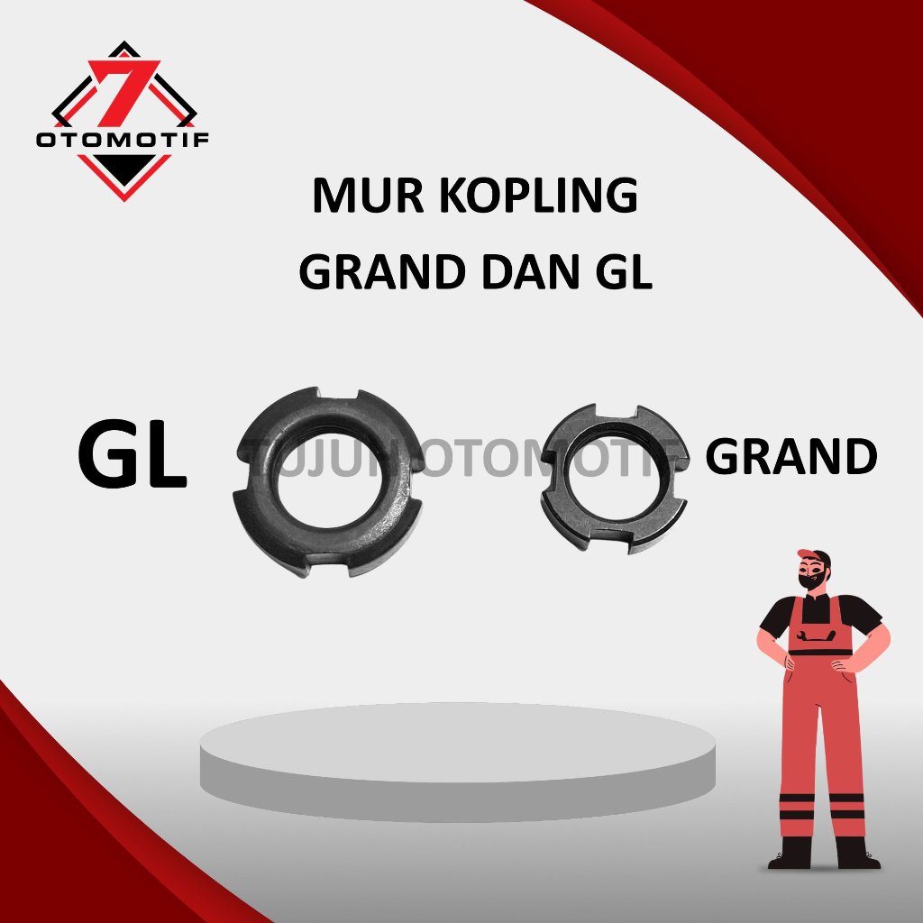 Mur Rumah Kopling Grand Supra GL Pro Megapro Tiger Rotor Oli Kruk As