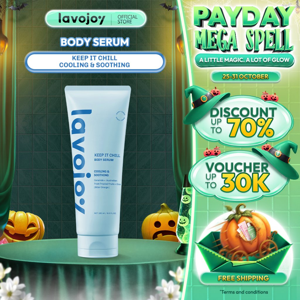 Lavojoy Keep It Chill Body Serum 180ml | Calm Down And Hydrate Skin | Body Lotion | Sensasi Dingin |