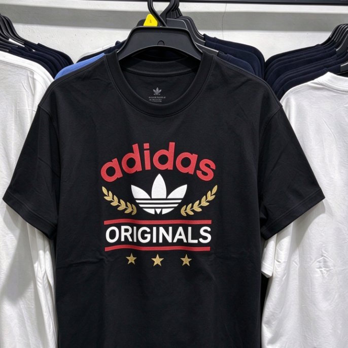 Kaos Tshirt Adidas trifoil big logo second original