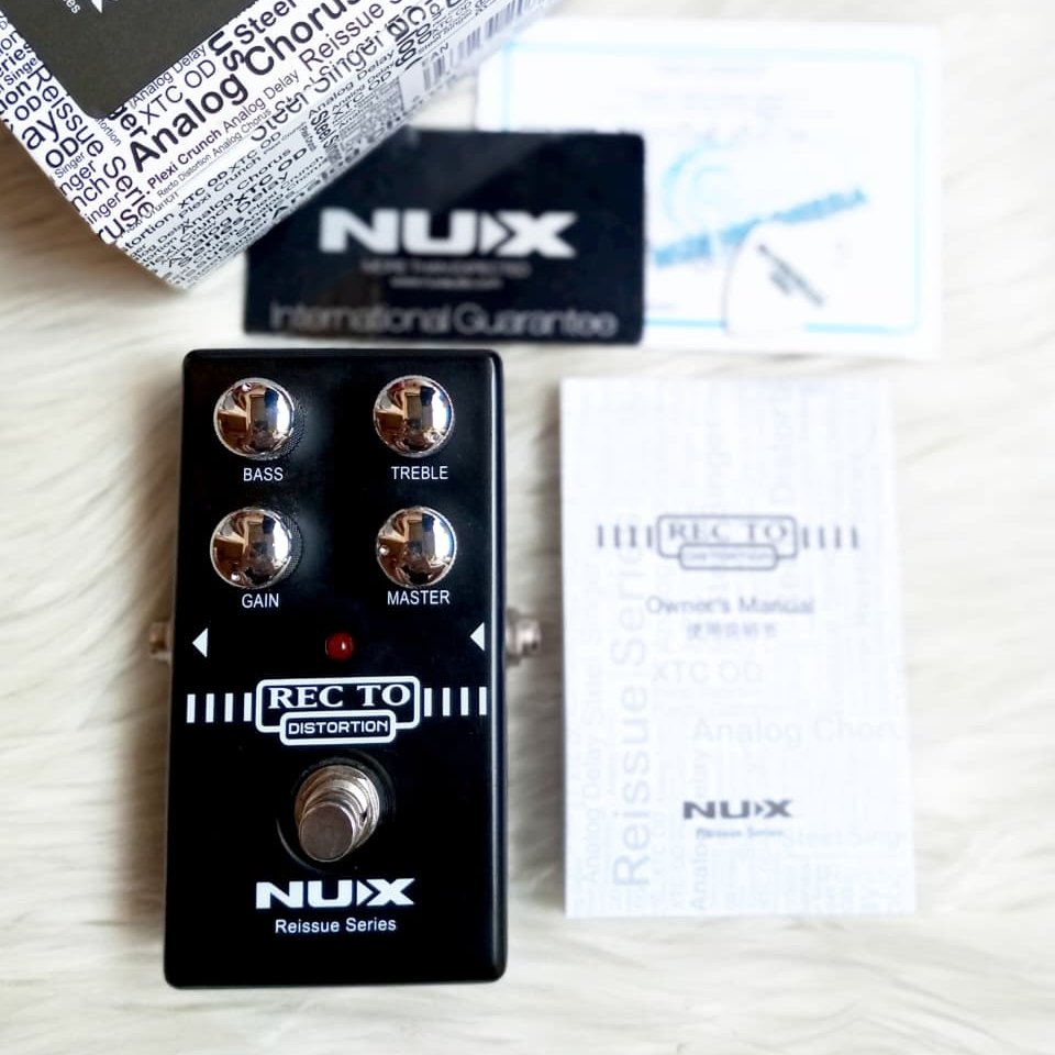 Nux Recto Distortion Pedal Mesa Rectifier Efek Gitar Bass