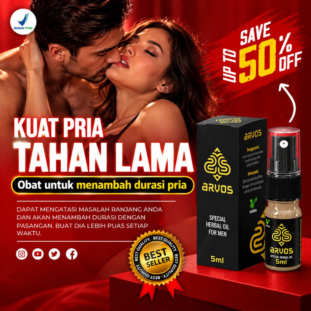 ARVOS SEMPROT OBAT KUAT PRIA ORIGINAL UNTUK DEWASA