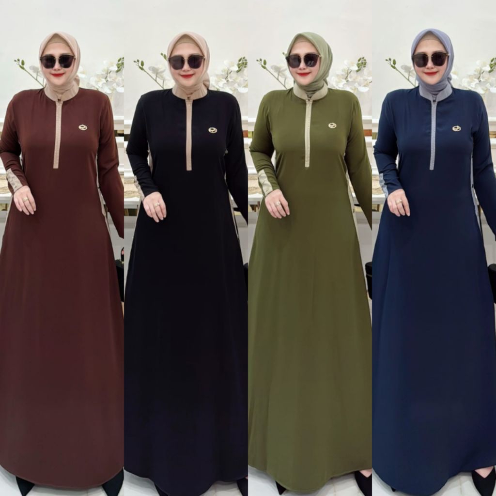 AZALEA KOMBINASI BY NASYA GAMIS TERBARU SIMPEL MEWAH ELEGAN ORIGINAL NASYA