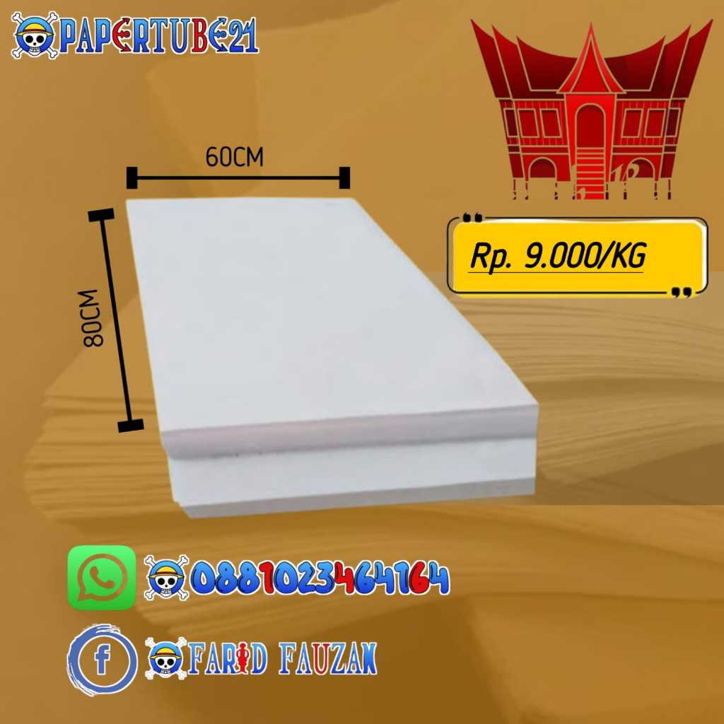 PROMO KERTAS BUNGKUS NASI PADANG UKURAN 60 x 80 (1KG) / KERTAS SABLON (BERMOTIF & POLOS)