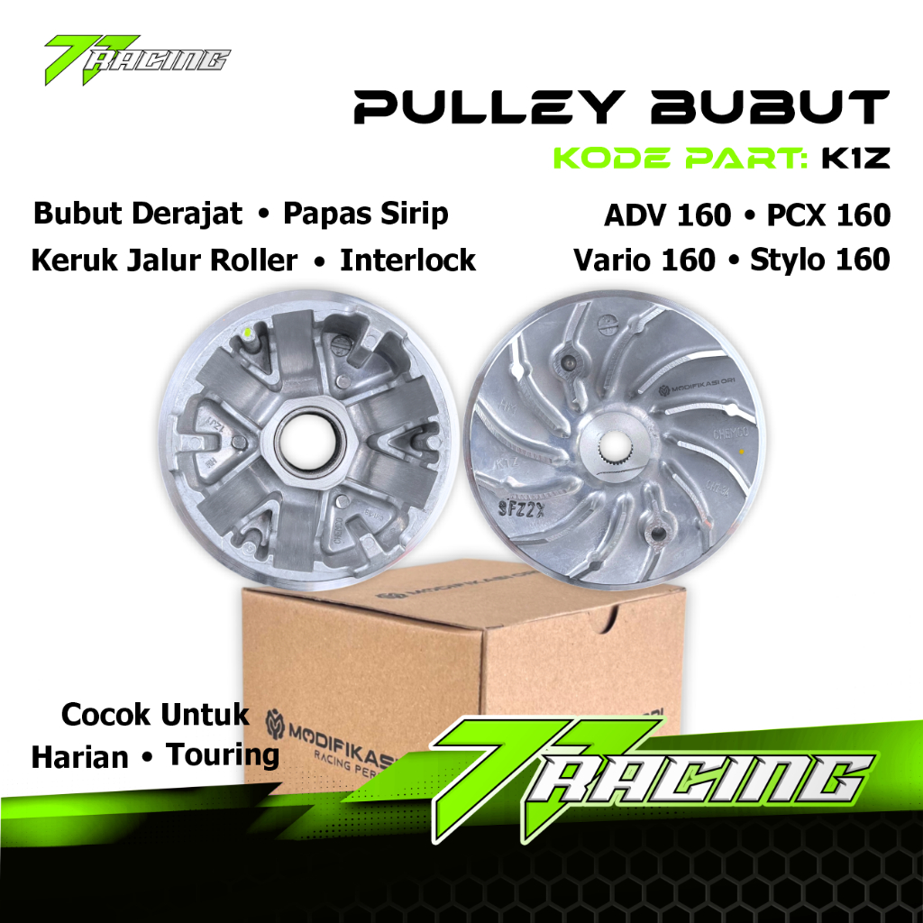 PULLEY PCX 160 RUMAH ROLLER VARIO 160 - ADV 160 Custom Racing ORI - PCX 160 UPGRADE KIRIAN CVT PCX 1