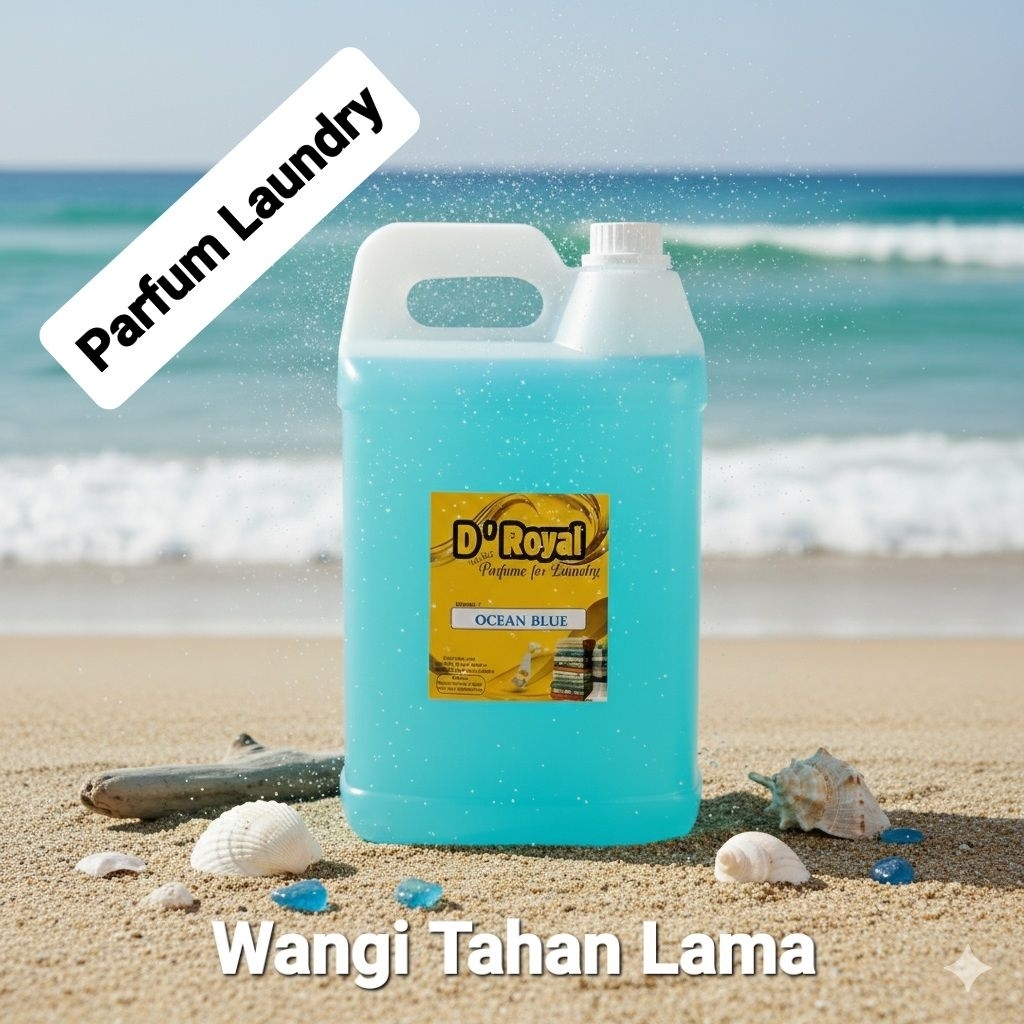 Parfum Laundry Ocean Blue 5L | Parfum Laundry Tahan lama
