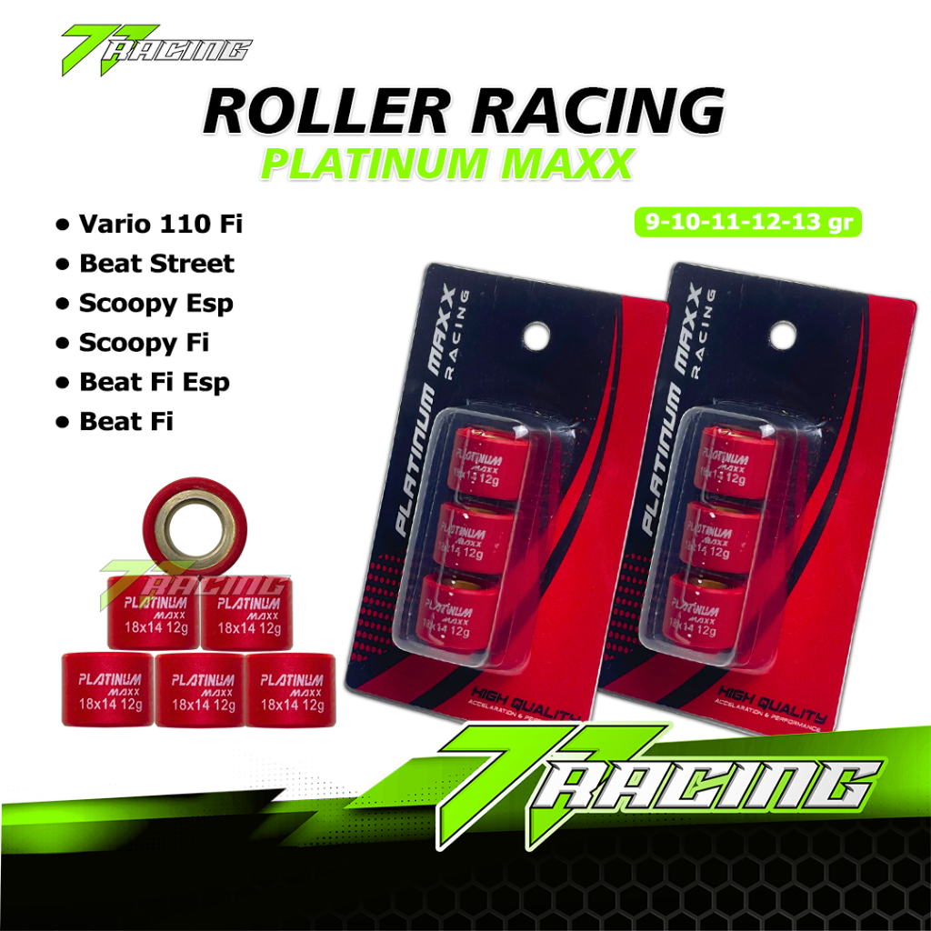ROLLER PLATINUM BEAT FI ESP – SCOOPY FI ESP ROLER RACING TEFLON ROLER PLATINUM SCOOPY BEAT KARBU FI 