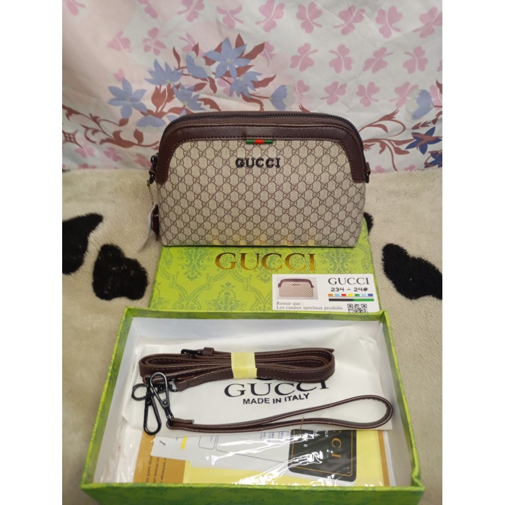 Tas selempang fashion wanita import + box