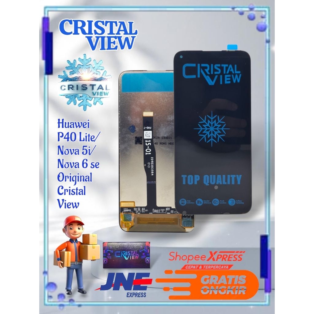 LCD TOUCHSCREEN HUAWEI P40 LITE/NOVA 6/NOVA 7I ORIGINAL