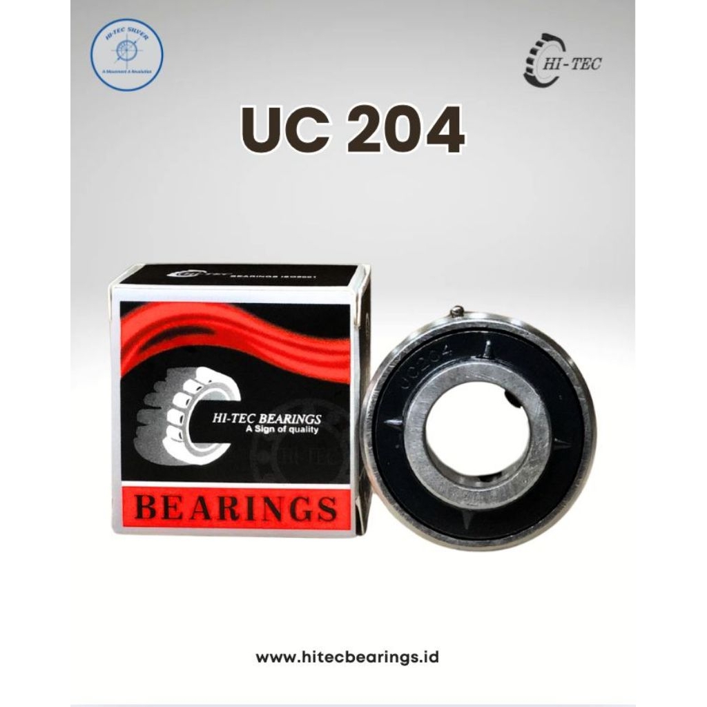 HITEC SILVER BEARING TYPE UC 204