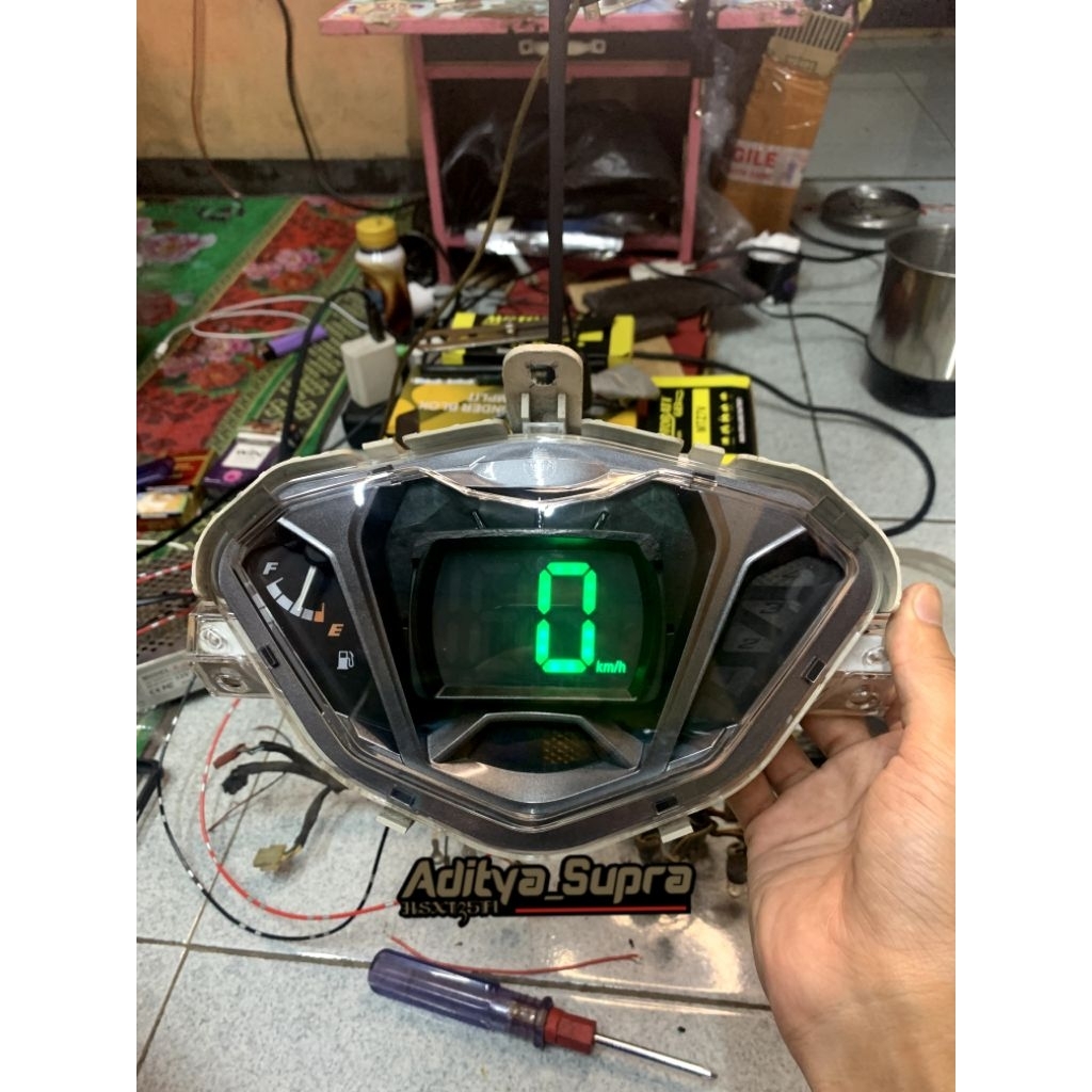 SPEDOMETER SUPRA X 125 FI CUSTOM DIGITAL GPS