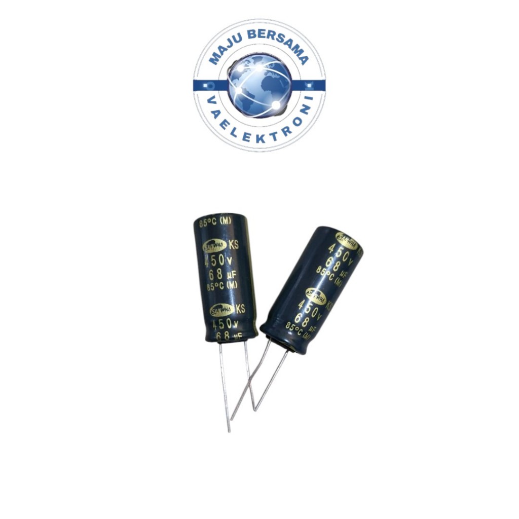 2Pcs Elko 450v 68uf SAMWHA