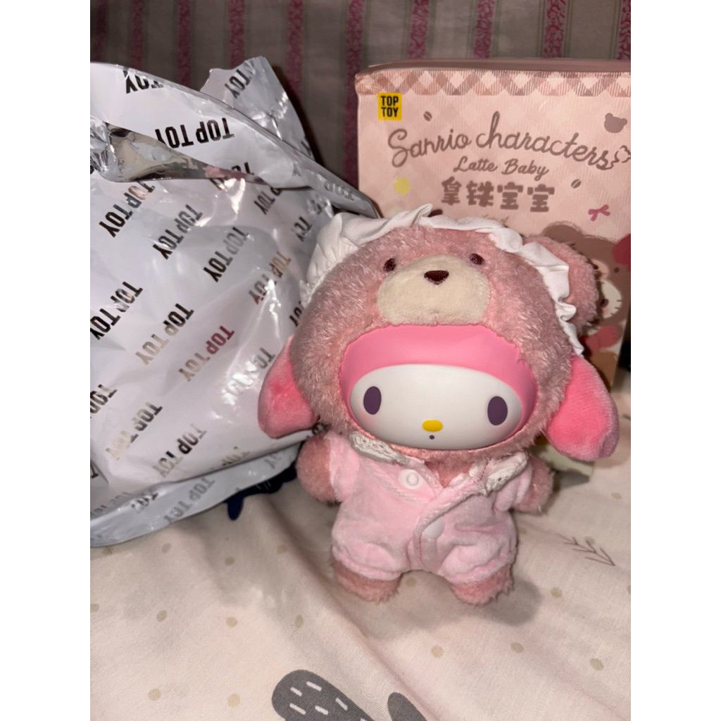 Top Toy Sanrio Latte Baby Series Plush Pendant - My Melody