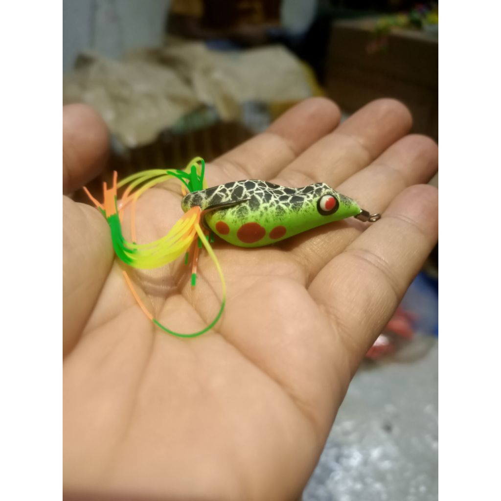 soft frog umpan casting