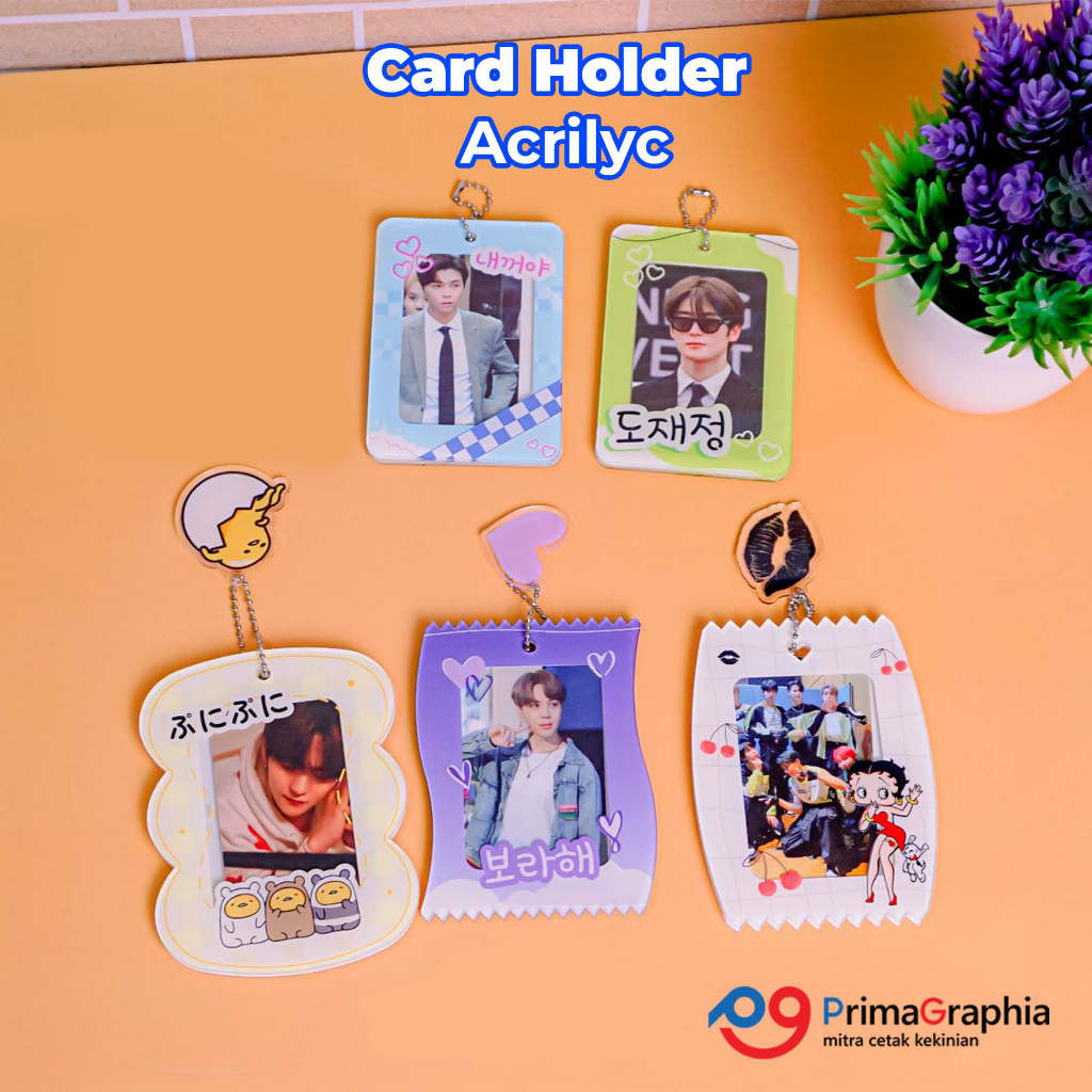 Custom Acrylic Photocard Holder Premium – Frame Akrilik Idola / Foto Pribadi