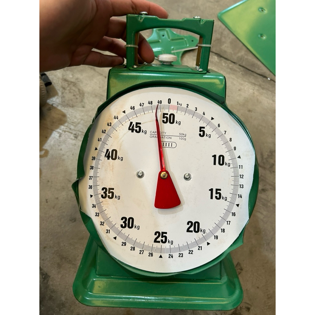 TIMBANGAN 50KG mines penyok