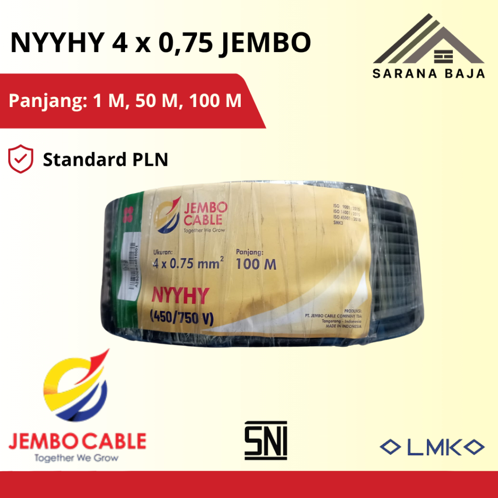 KABEL NYYHY 4 x 0,75 JEMBO