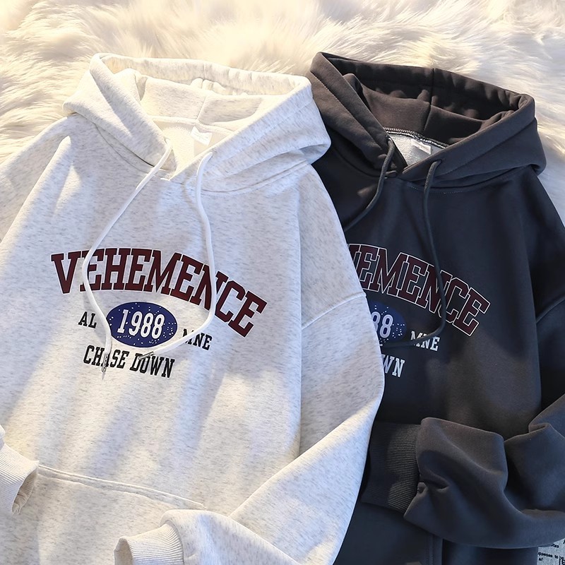 Couple Sweater Jacket 1988 Hoodie Pria Wanita Jacket Hoodie Long Sleeve Jacket With Pocket Hoody