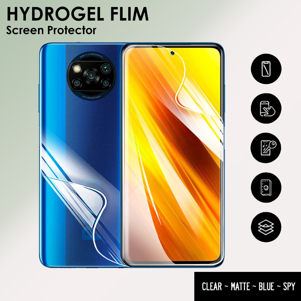 Anti Gores Hydrogel Poco X3 / X3 NFC / X3 Pro - Anti Gores Hydrogel POCO X3