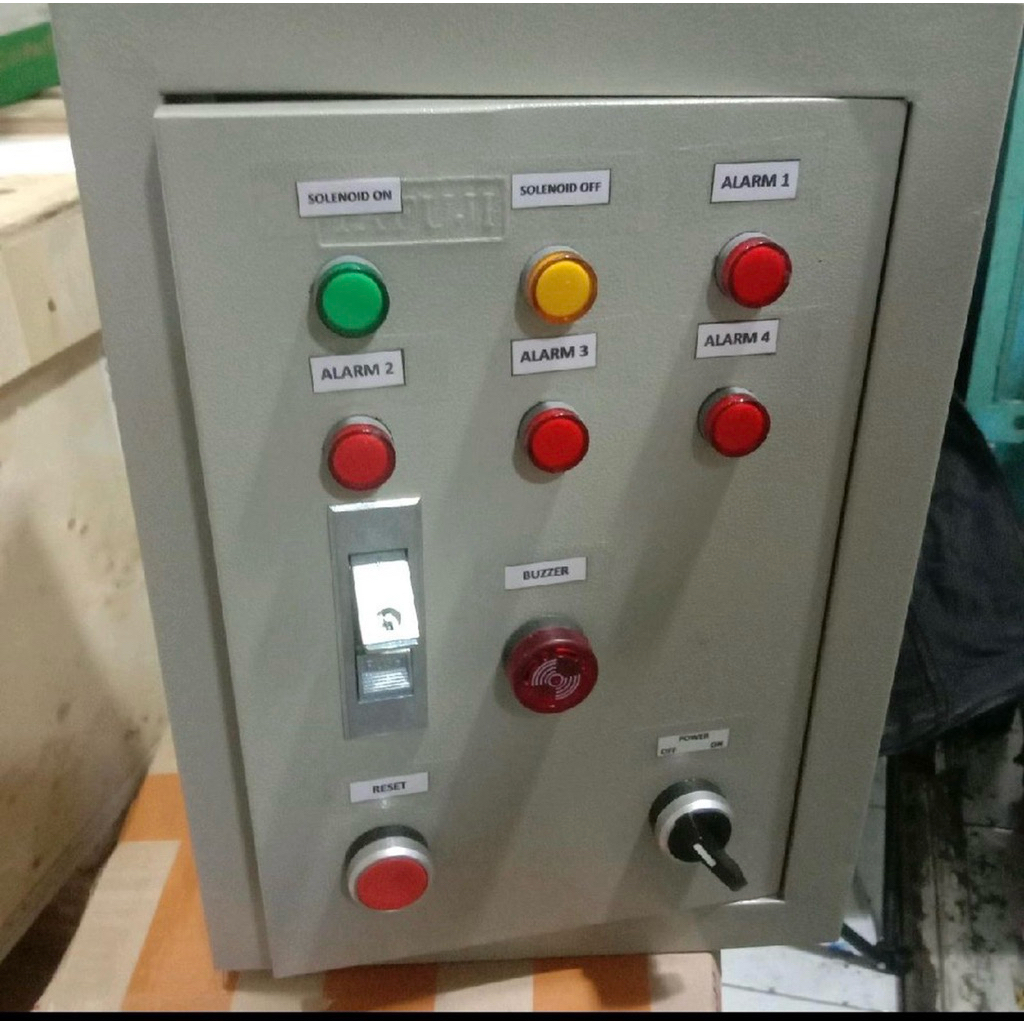 PANEL ALARM GAS DETECTOR 4 ZONA ORIGINAL ASLI