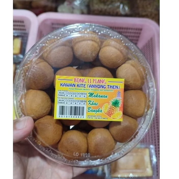 Bonglipiang khas bangka merk then anyong piang nanas bangka toples