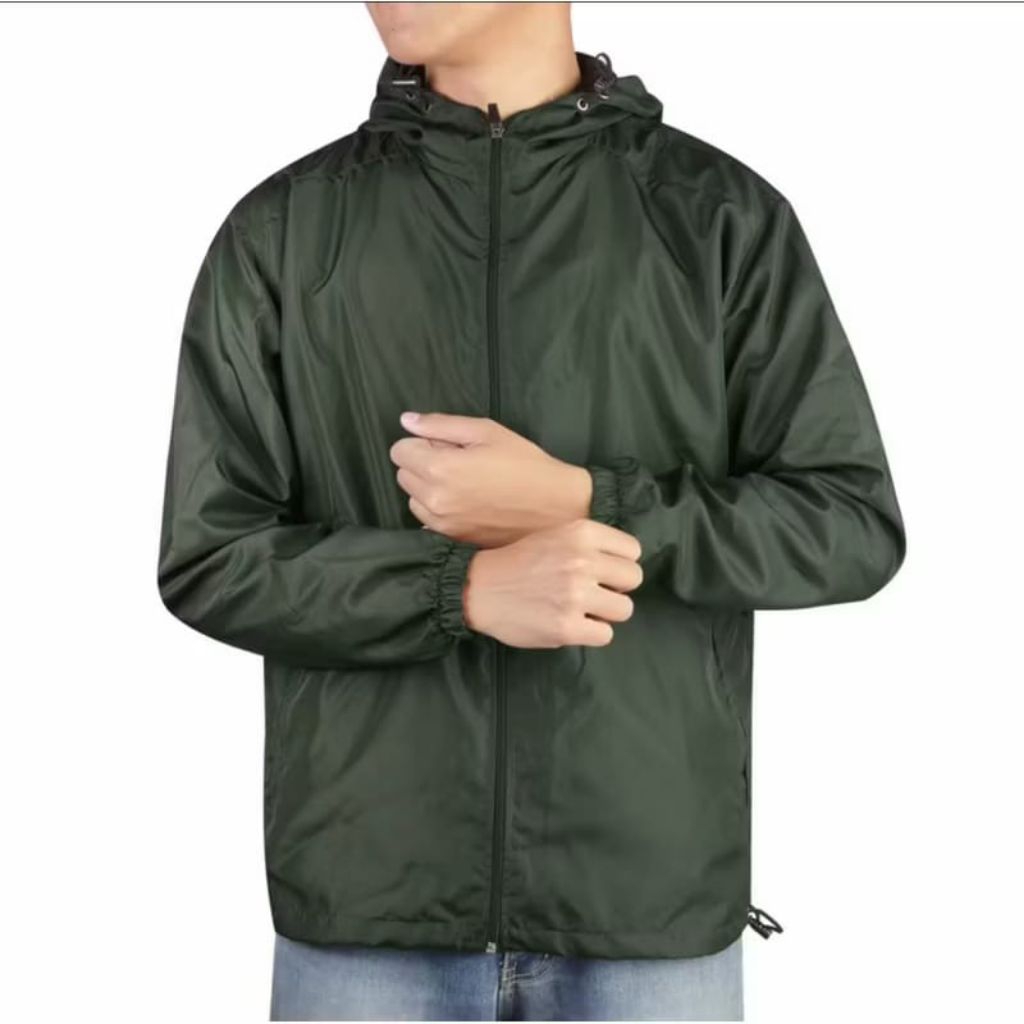 [bestseller] jaket parasut polos running / jaket parasut olahraga unisex bisa cod jaket parasut lari