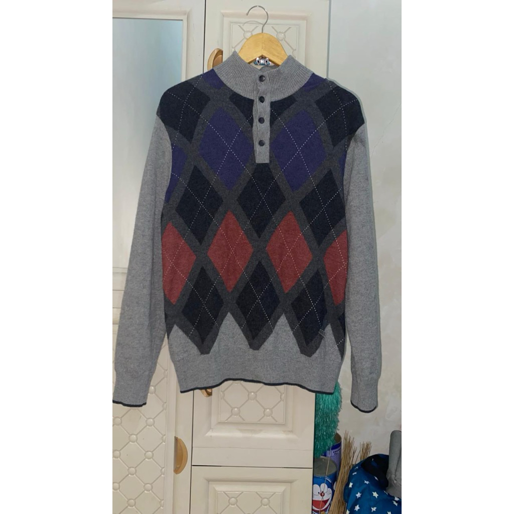 PL Sweater Rajut pria/ Sweater cowok