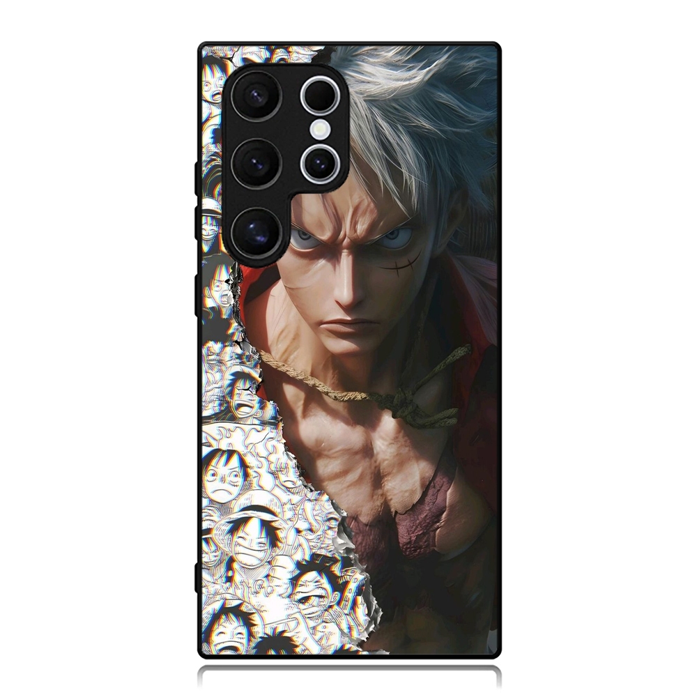 Samsung Case S25 S24 S23 S22 S21 S20 S9 S8 S7 S6 Ultra Plus FE Edge Softcase Monkey D_Luffy