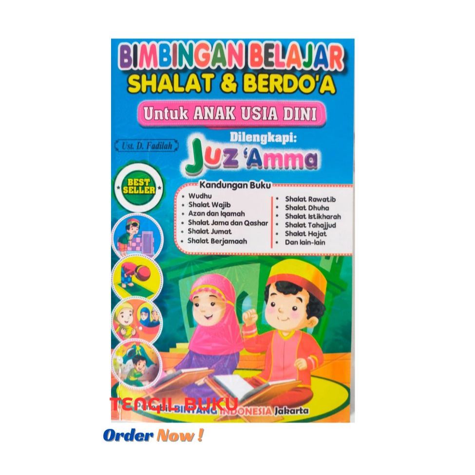 Buku Bimbingan Belajar Sholat Dan Berdoa Untuk Anak Usia Dini Dilengkapi Juz Amma Best Seller