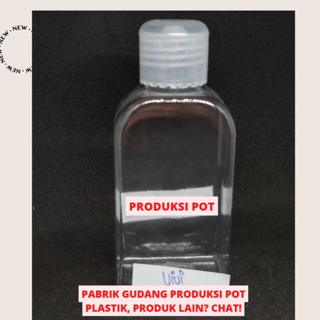 Botol Pet Botol PE Botol Toner Kosmetik Botol Kosong Botol PET Kosong Botol PET 100ML Botol 100 ML B