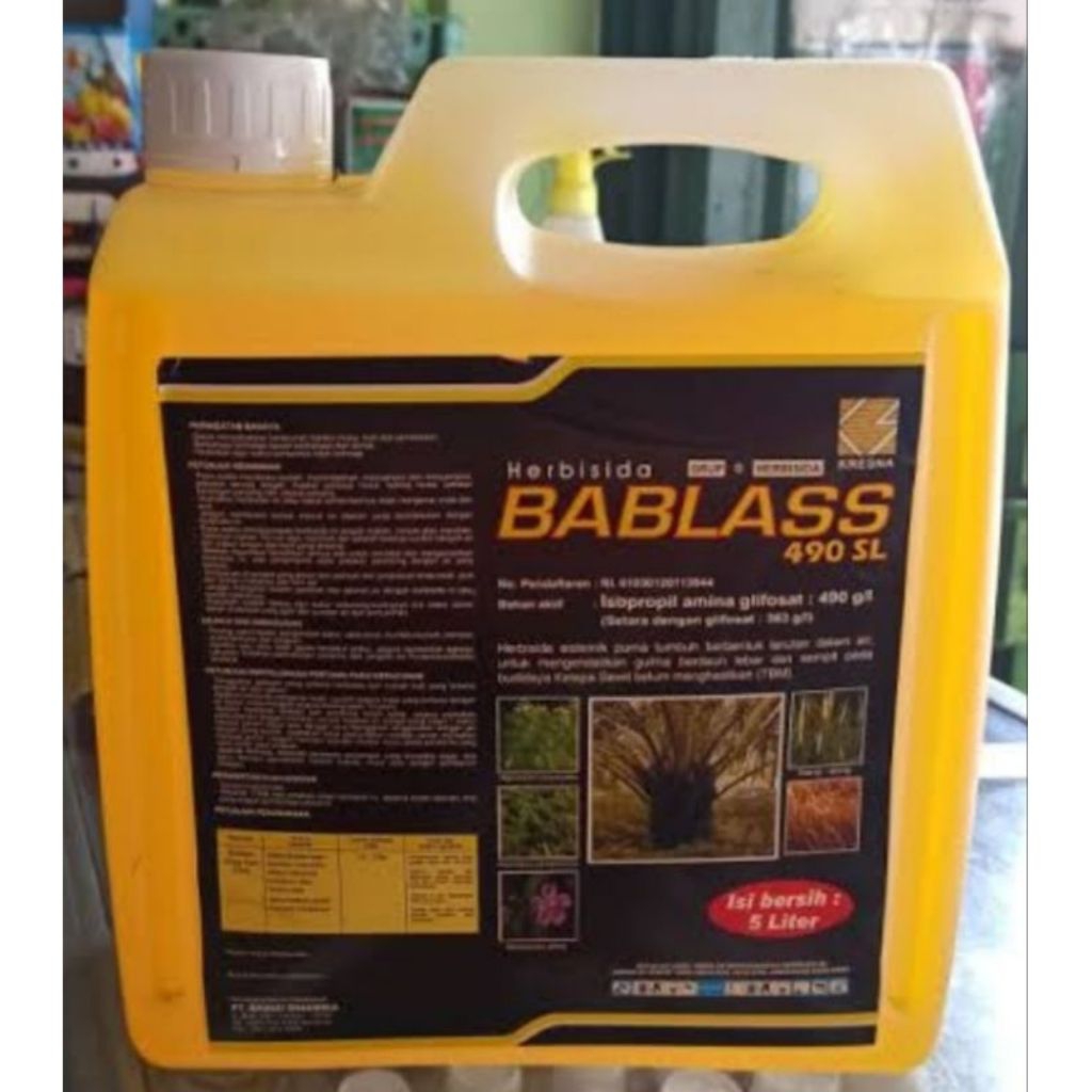 HERBISIDA BABLAS 490 SL 5 LITER OBAT RUMPUT MATI SAMPAI AKAR