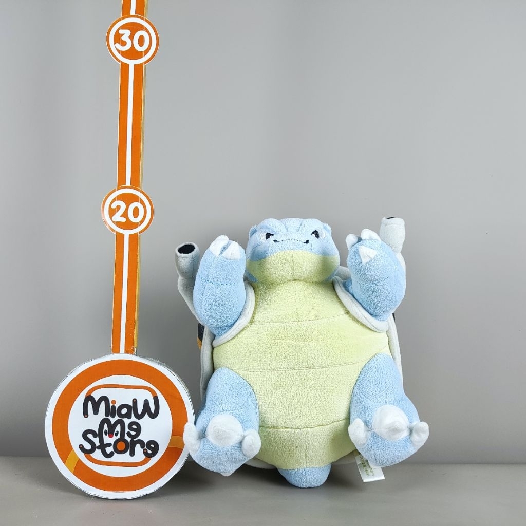 Boneka Pokemon Blastoise Evolusi Wartortle Squirtle Kura-kura Original Pokemon Center Plush
