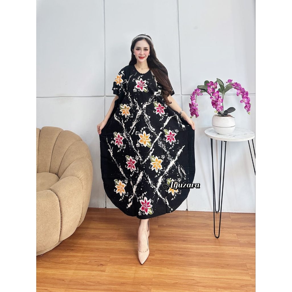 DASTER LOWO JUMBO DASTER KELELAWAR KAFTAN DASTER TWILL TERBARU TERLARIS BATIK AYUZARA