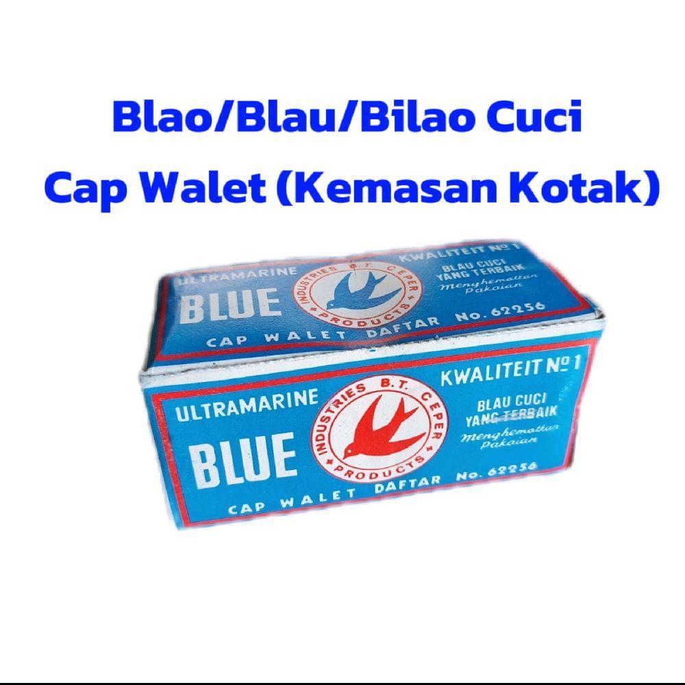 Blao Cuci Cap Walet Ultramarine Blue Kemasan 4 Kotak Mencerahkan Pakaian Hemat Detergen Aman Semua J