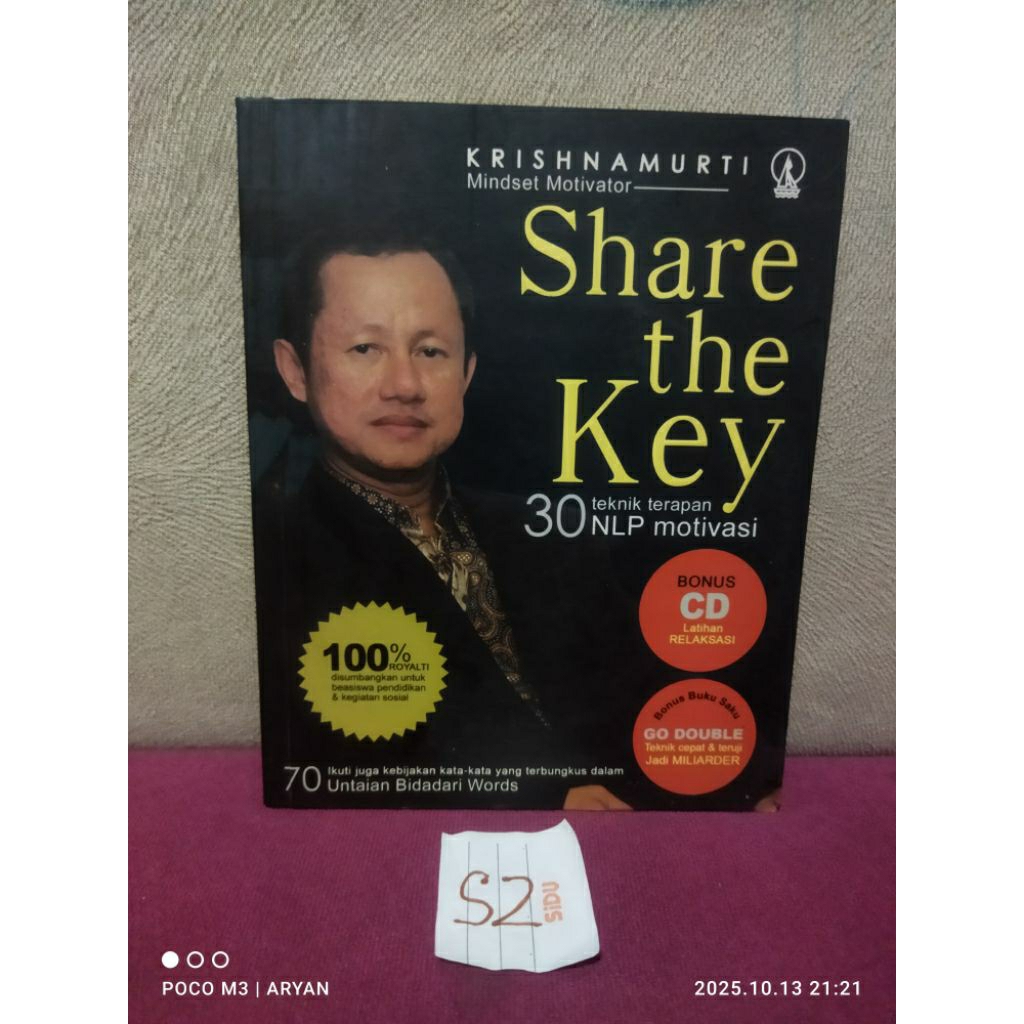 KRISHNAMURTI - SHARE THE KEY