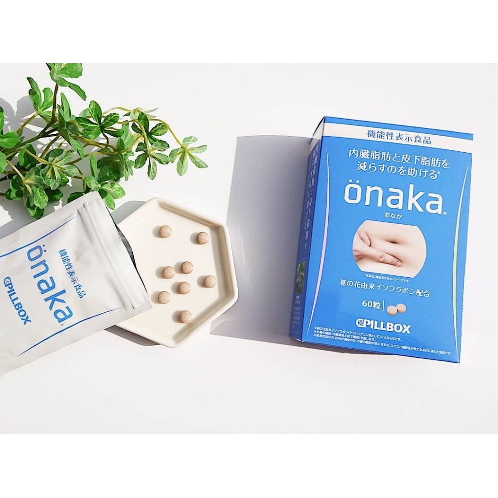 ONAKA PILL BOX isi 60 (MADE IN JAPAN) ORI