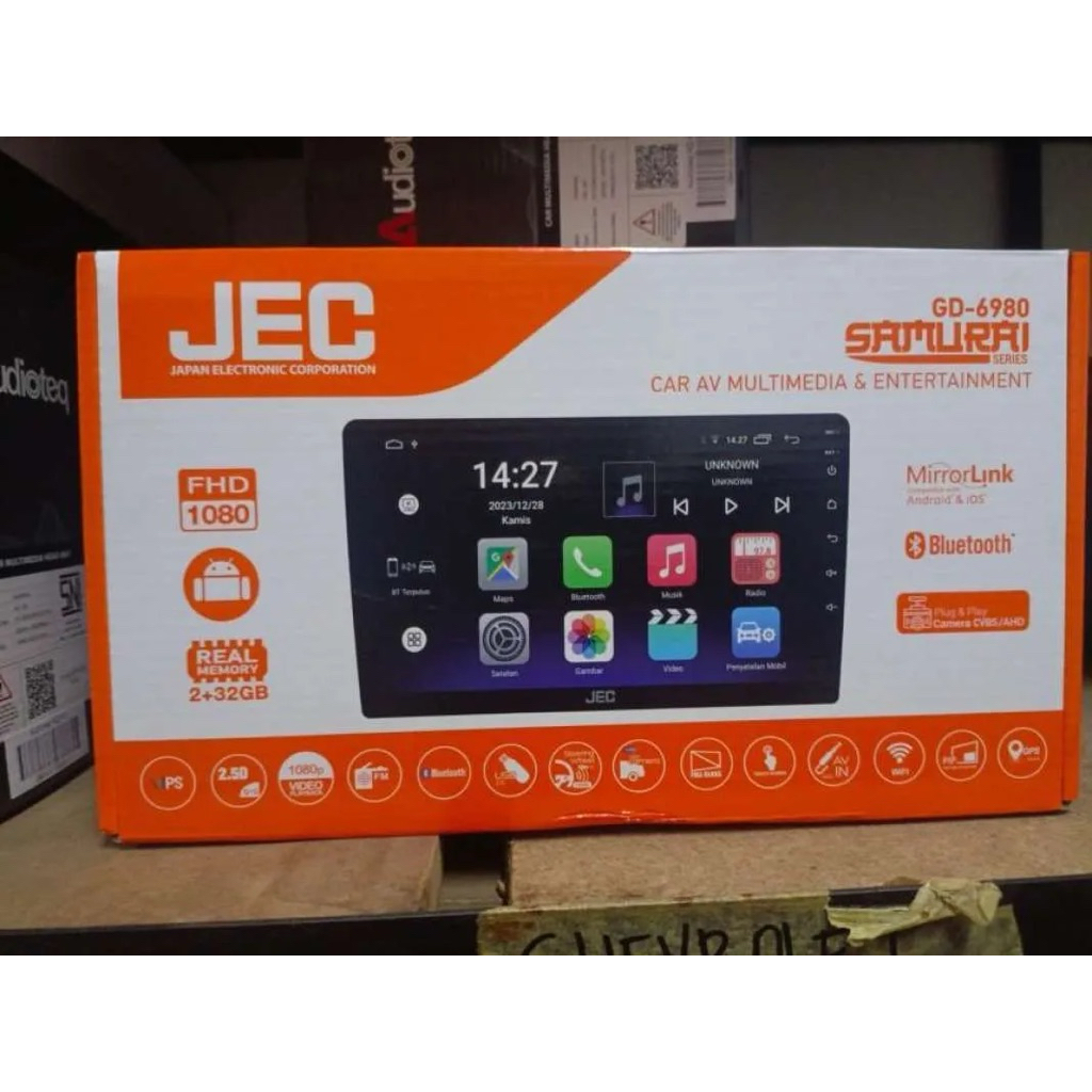headunit android JEC 9inc  ,tv mobil android 9inc