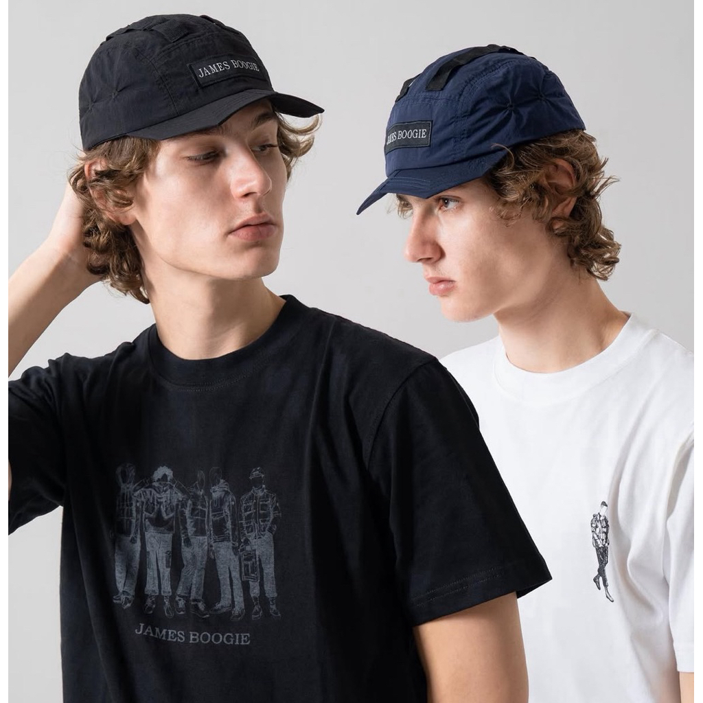 topi caps JAMES BOOGIE packable hat navy