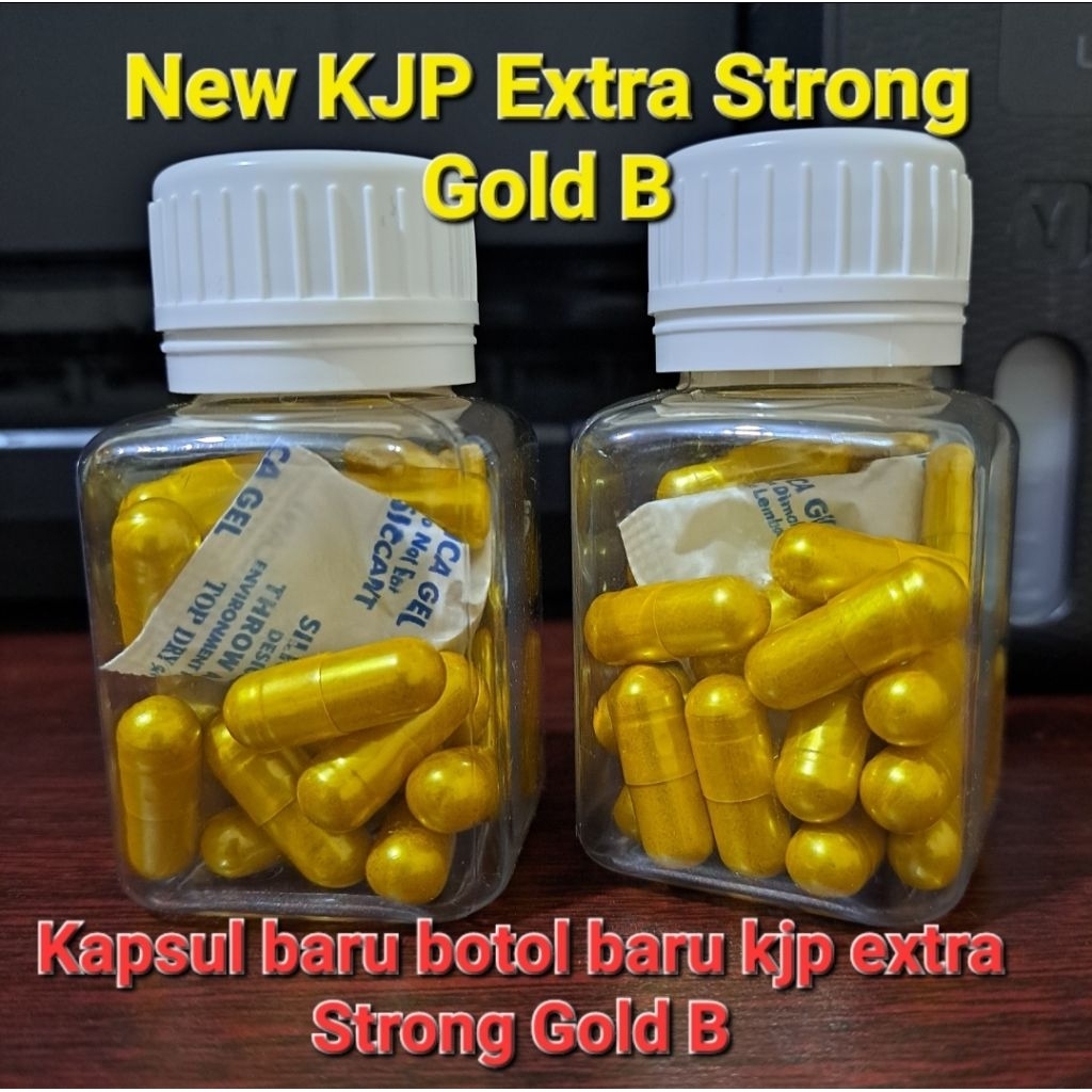 New Kjp extra strong Gold B  / kjp kapsul baru
