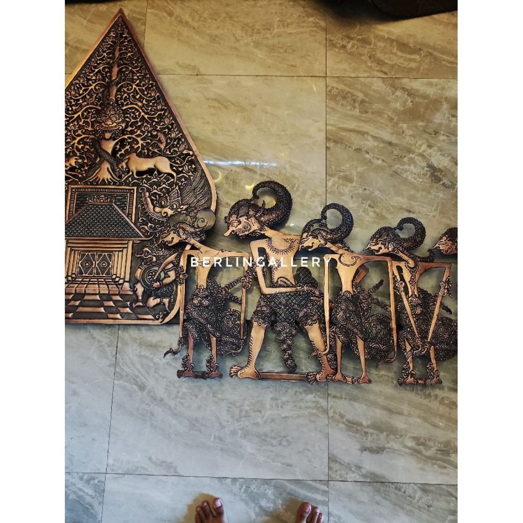 Gunungan Wayang Pandawa Lima & Punokawan – Berlin Gallery