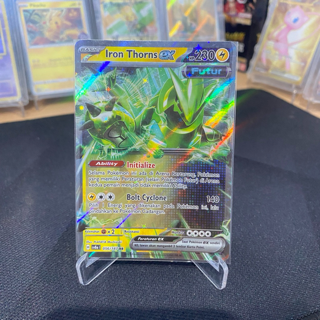Iron Thorns EX 056/187 RR TCG Pokemon 2025 Indonesia