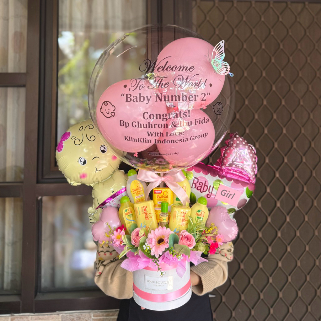 [READY] BALON BOUQUET SKINCARE BABY NEW BORN PREMIUM