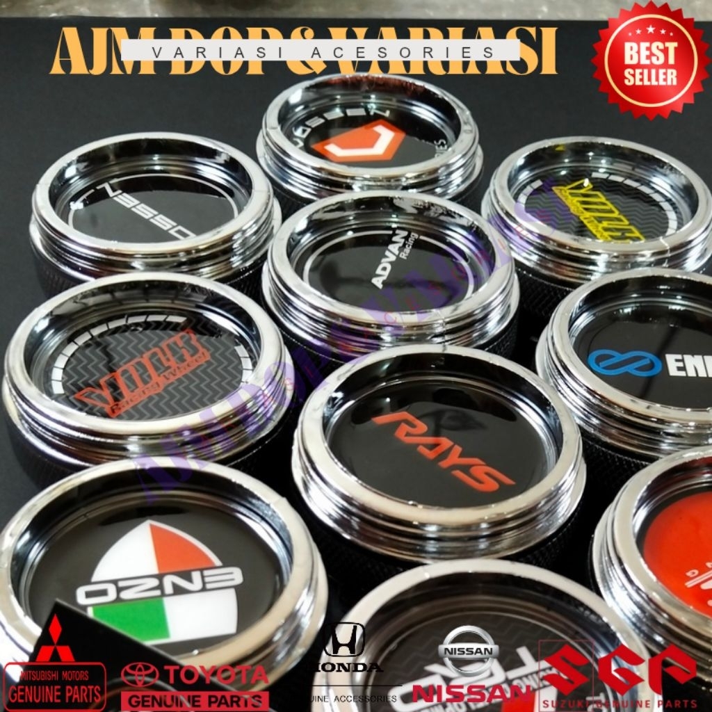 4pcs dop roda dop velg racing enzo. rays volk enkei vossen advan O.Z recing model silinder tabung di