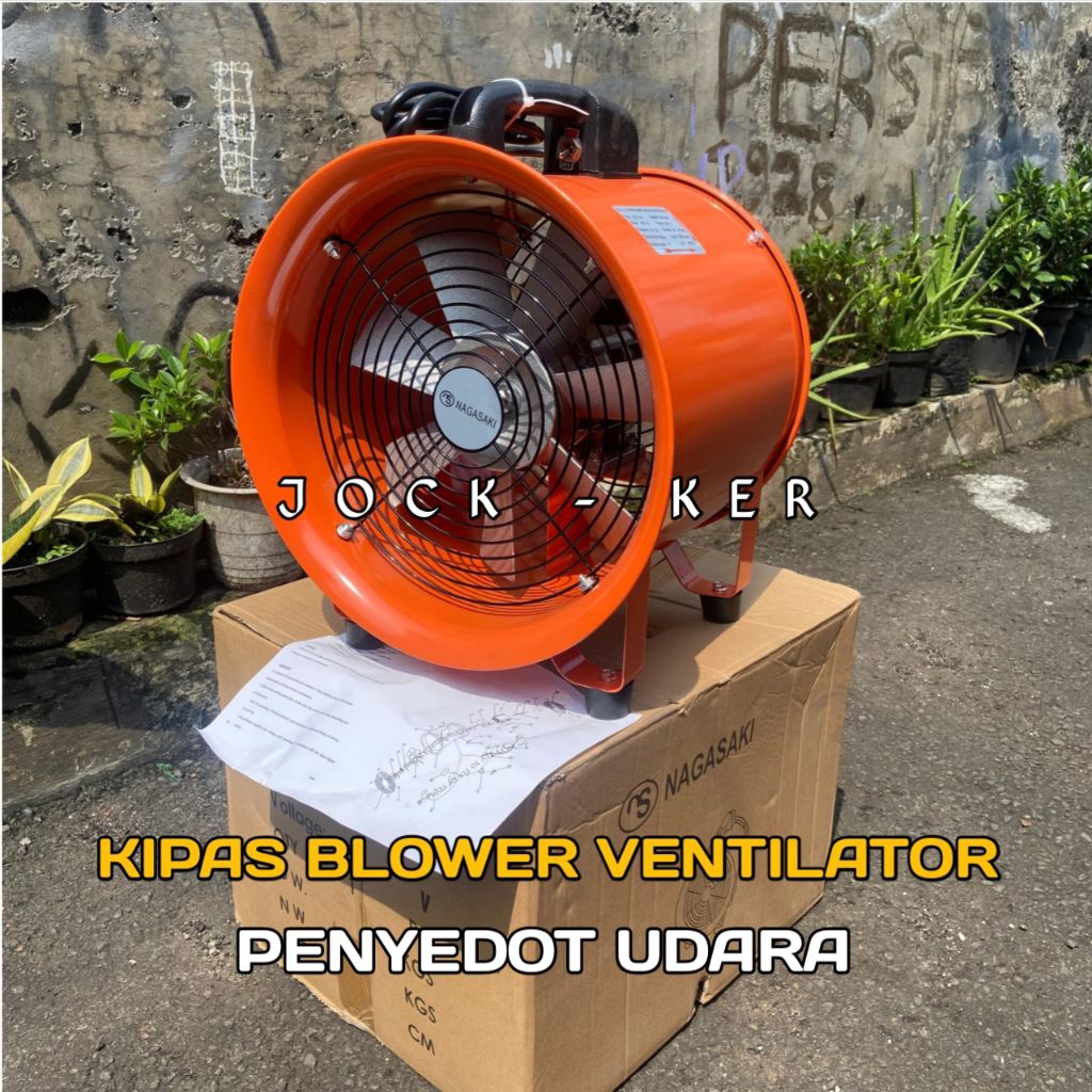 Kipas Blower Portable Ventilator 8 10 12 Inch Exhaus Fan Penyedot Original