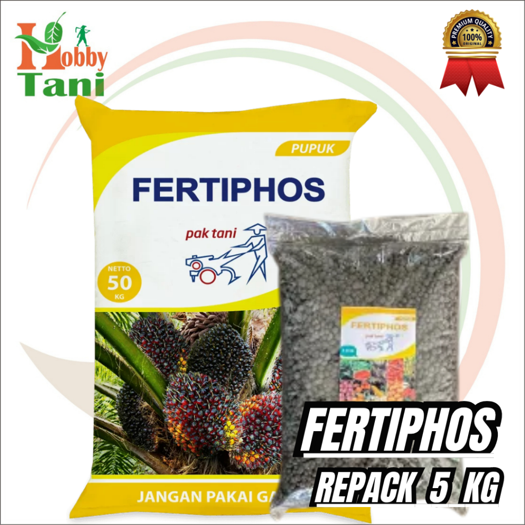 Pupuk Fertiphos 5kg Repack Pak Tani Nutrisi Untuk Melebatkan Memperkuat Akar Tanaman Fertipos