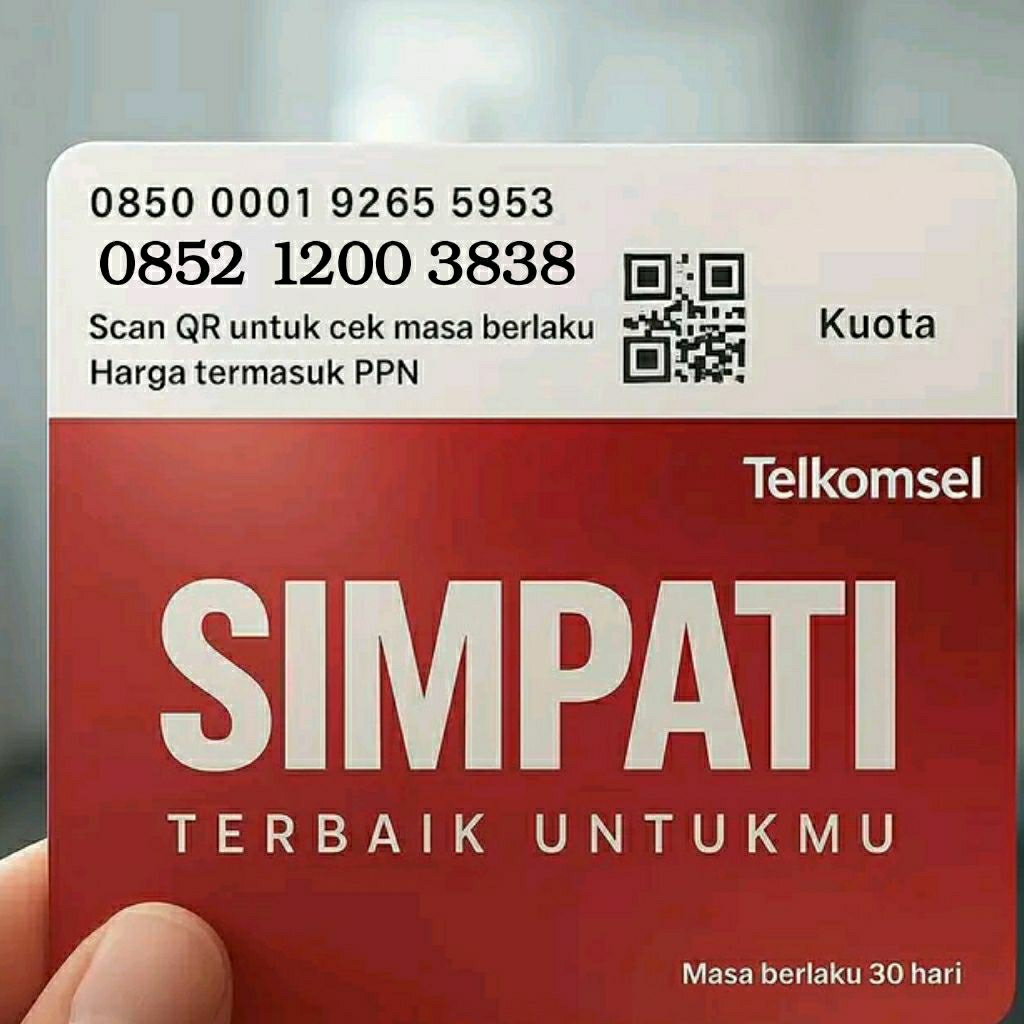 SIMPATI NOMOR CANTIK SERI ABAB 1200 3838