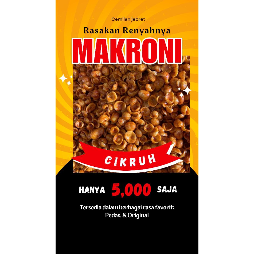 250gr|MAKRONI KERANG GURIH BANTET