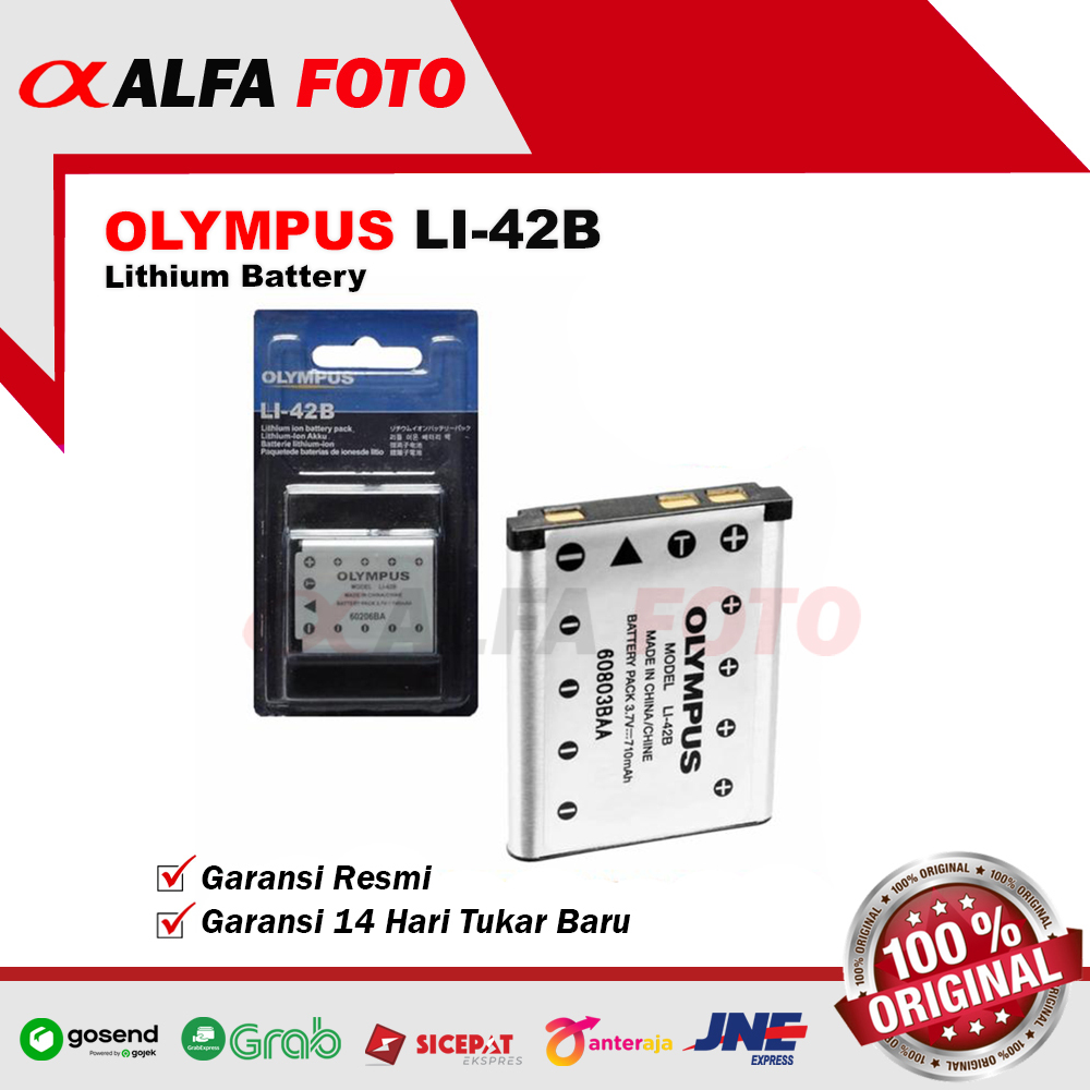 BATTERY OLYMPUS LI-42B BATERAI Li 42B FOR LI-40C LI42B