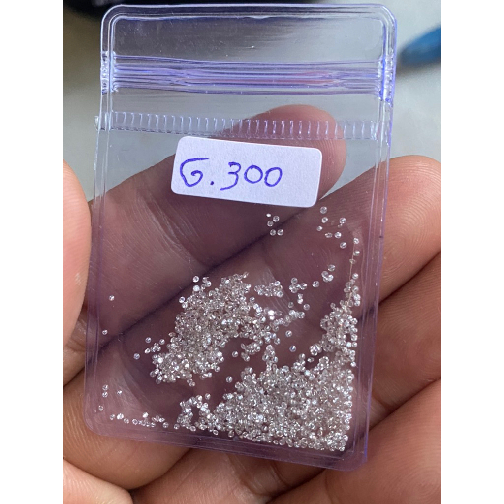 natural diamond berlian tabur erofa gugur 300 putih bersih pilihan kualitas