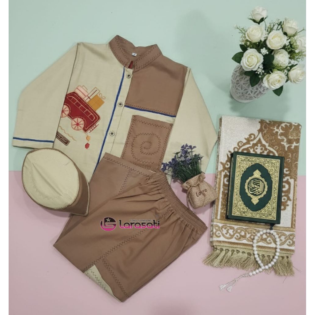 BAJU TAQWA SETELAN AFINA ANAK LAKI-LAKI